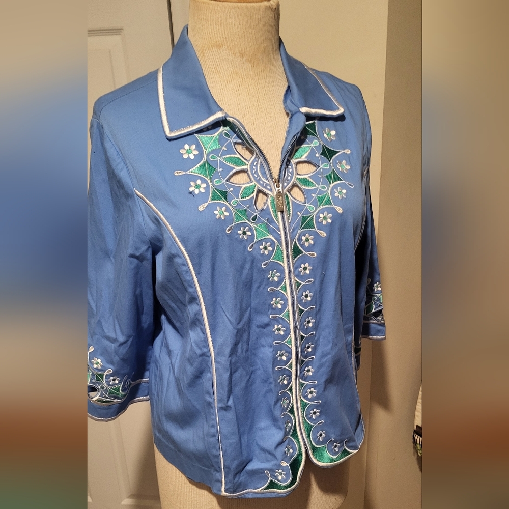 Bob Mackie Wearable Art Jacket - image 5